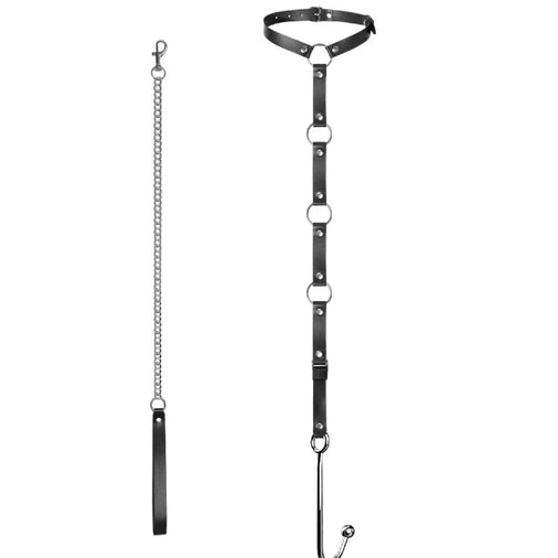 Leash and Kinky EverydayUse Collar Anal with Hook 5853 0112